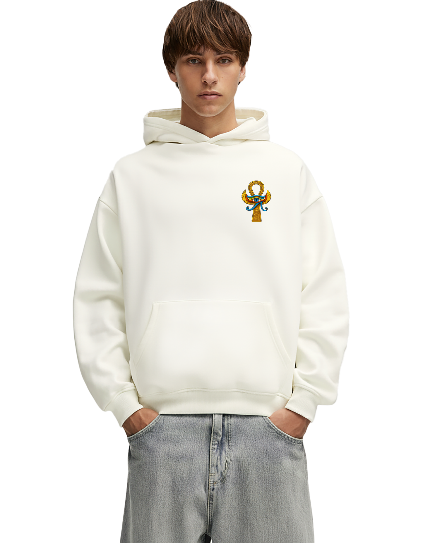 Nefertiti Hoodie - Oversize Printed