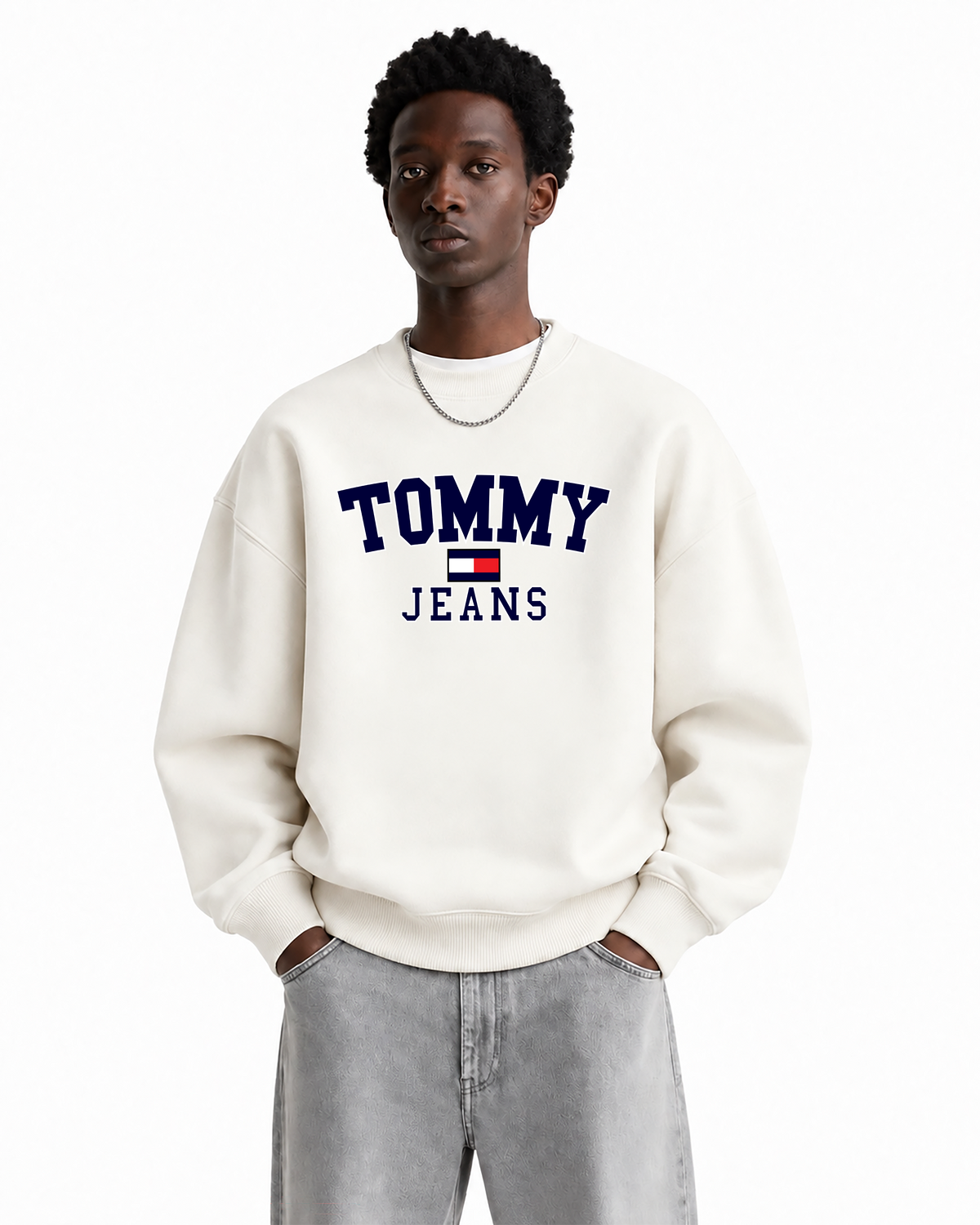 Tommy Jeans Round- Relaxed Fit Printed