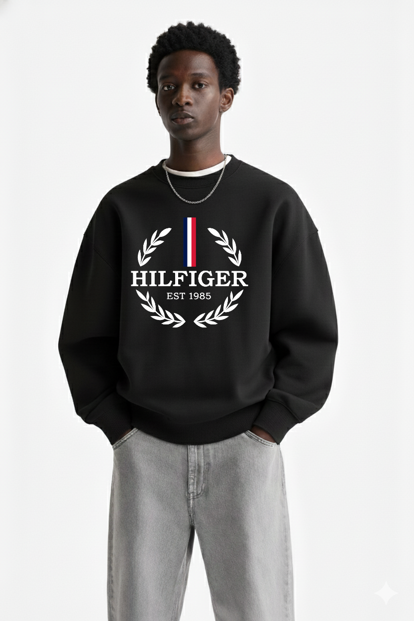 TOMMY HILFIGER Round- Relaxed Fit Printed