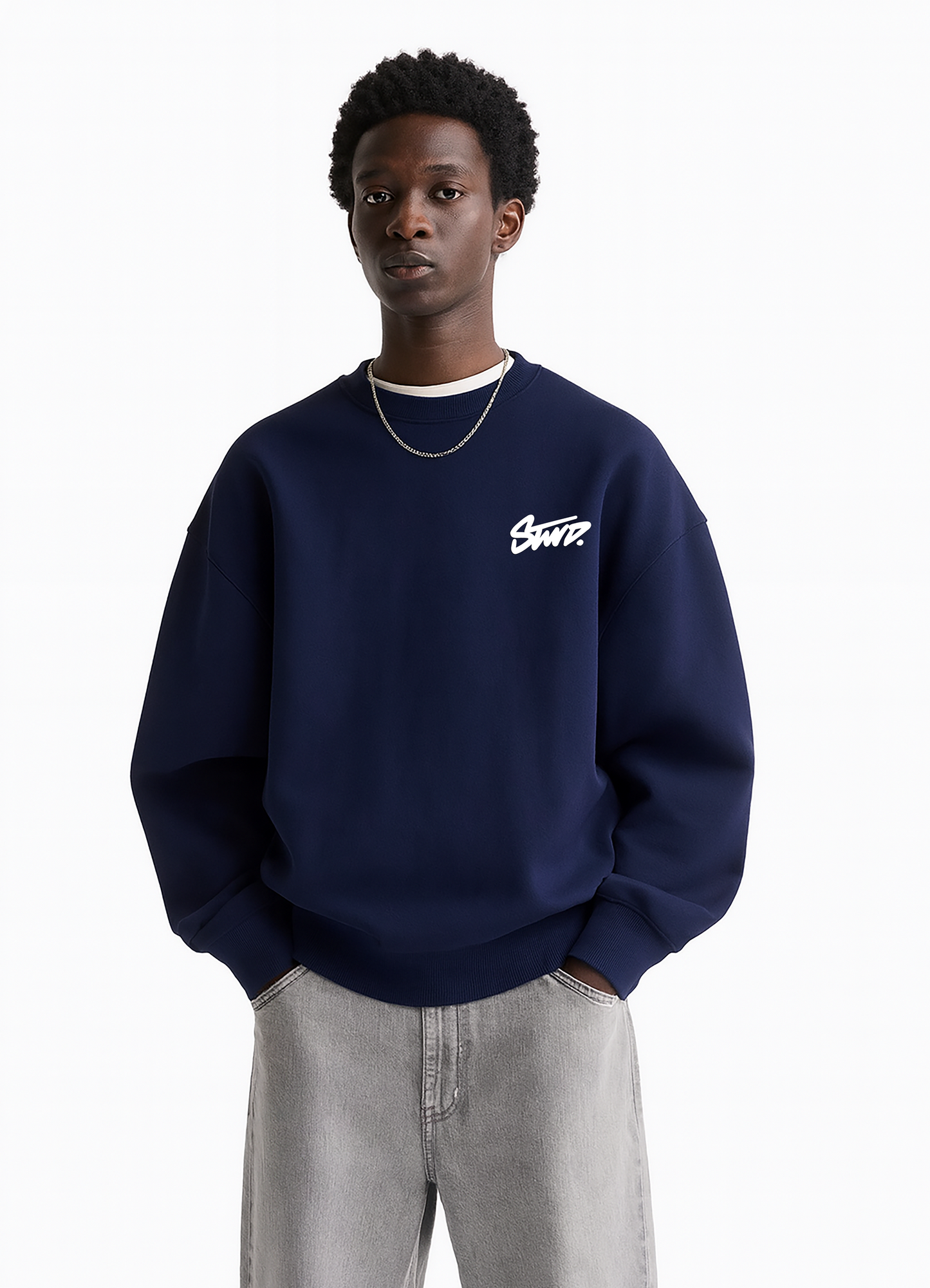 STWD Round- Relaxed Fit Printed(Rubber)