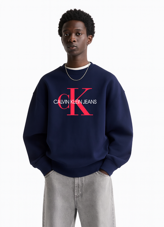 CK Round- Relaxed Fit Printed