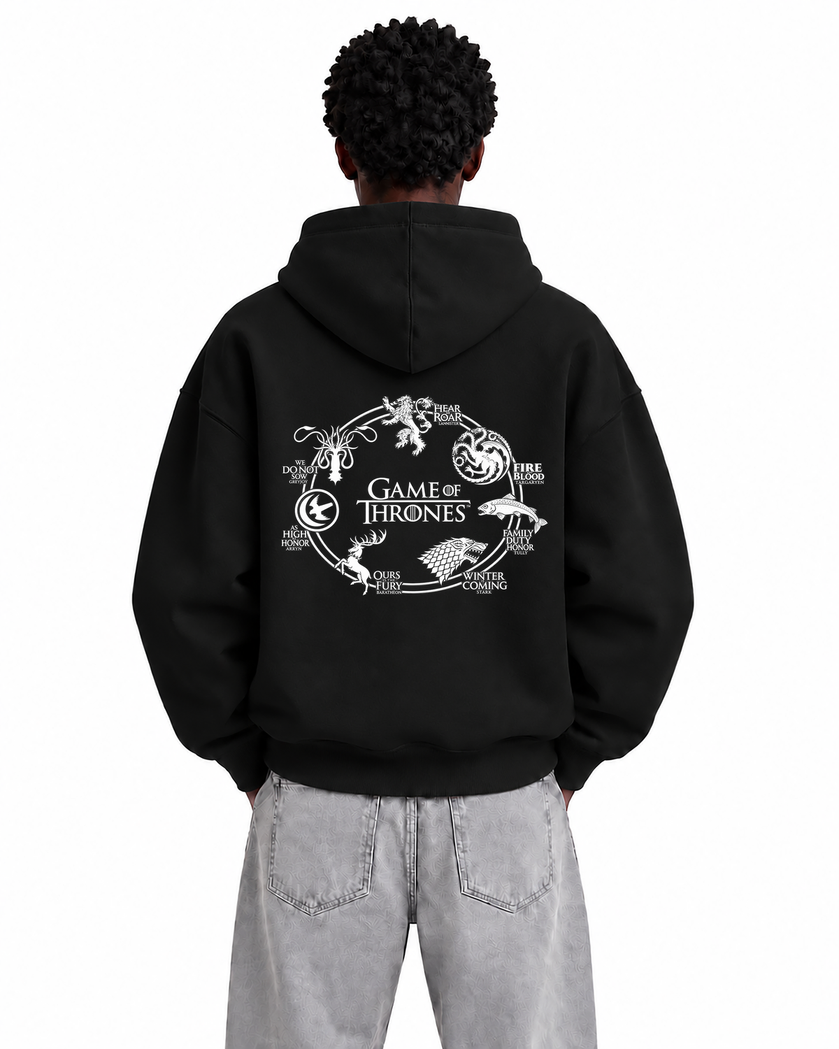 GAME OF THRONES -OVERSIZE HOODIE
