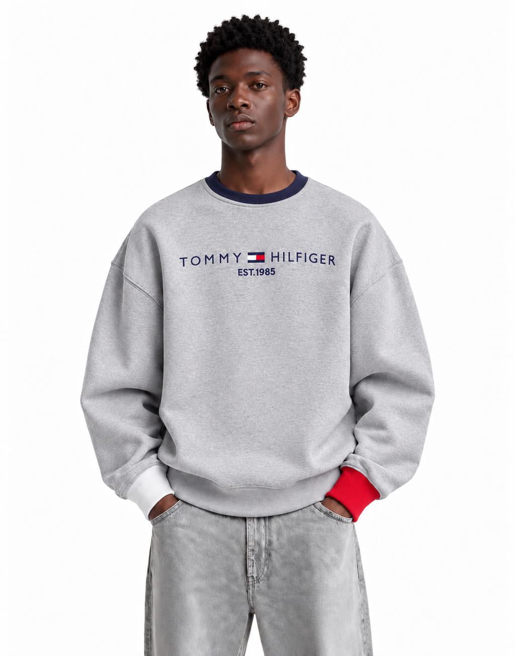 TOMMY BASIC  RINGER ROUND  - Relaxed Fit