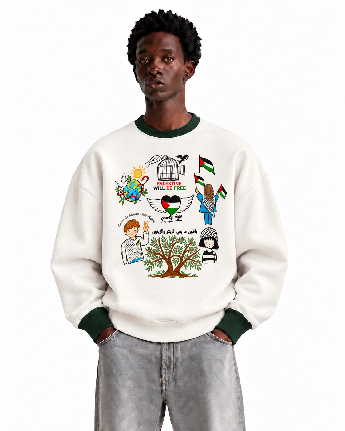 فلسطين RINGER  ROUND- Relaxed FIT