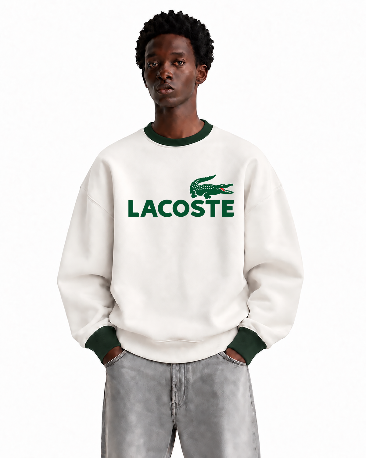 LACOSTE   RINGER ROUND- Relaxed Fit (Copy)