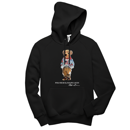 Polo Bear Hoodie - Basic Printed