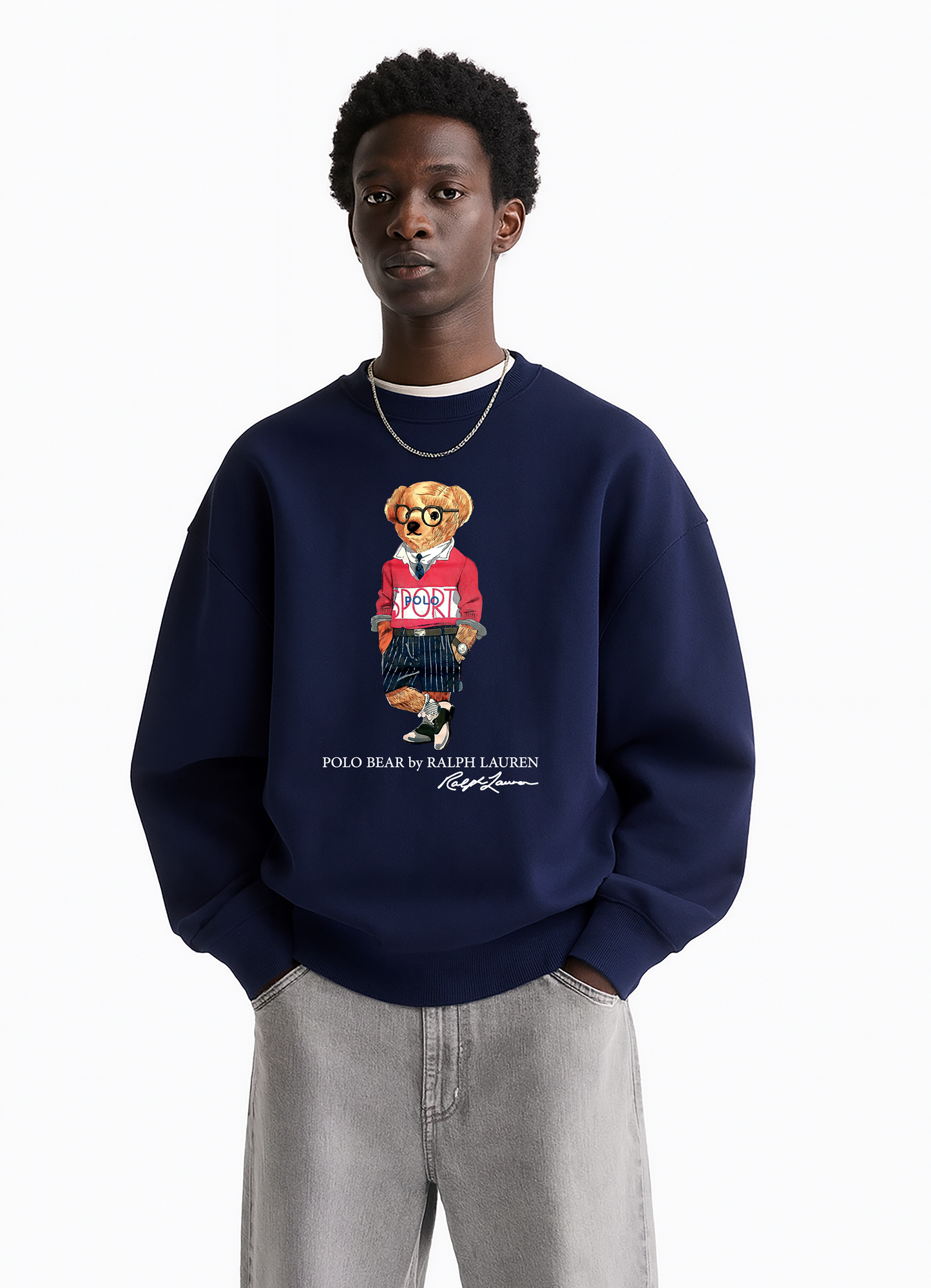 POLO BEAR Round- Relaxed Fit Printed