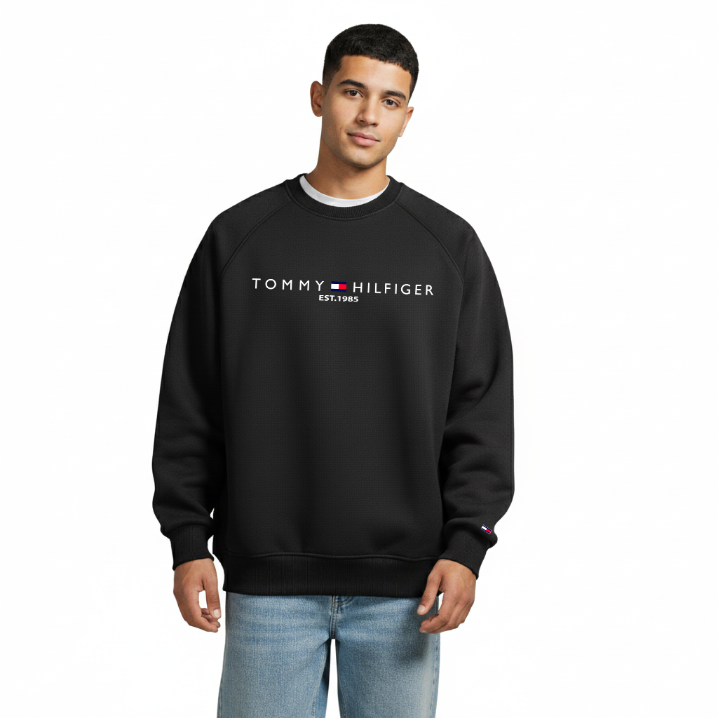 Tommy BASIC Round- Relaxed Fit Printed