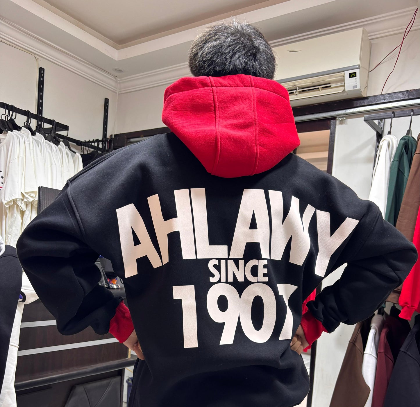 Ahly 74 Hoodie - Oversize Printed