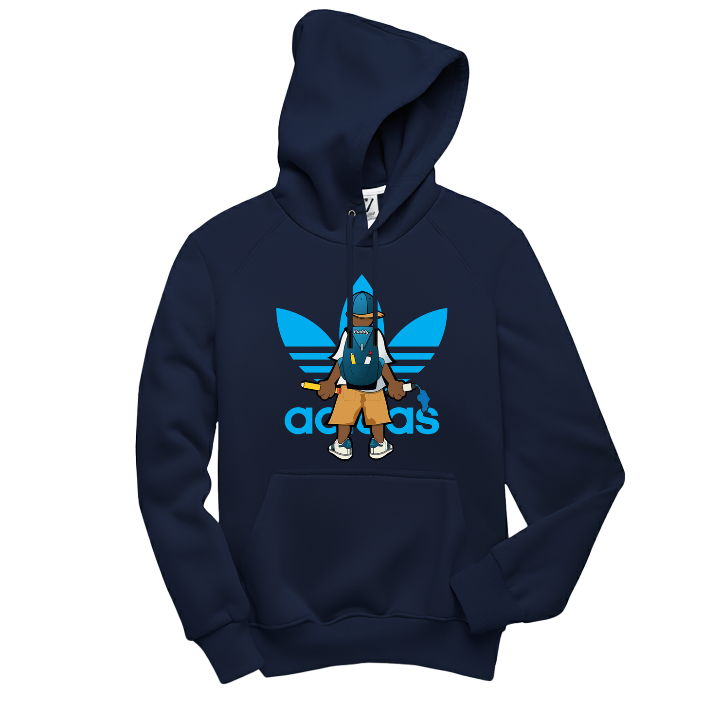 Adidas Blue - Basic Printed