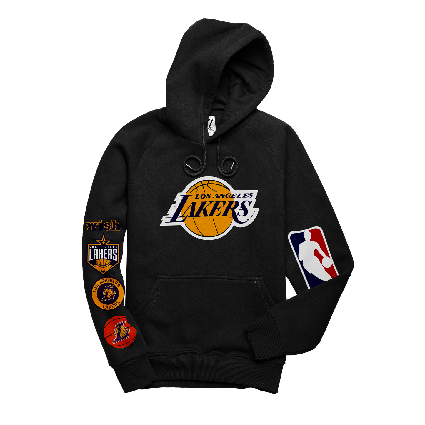 Los Angeles Lakers Hoodie Sleeve - printed