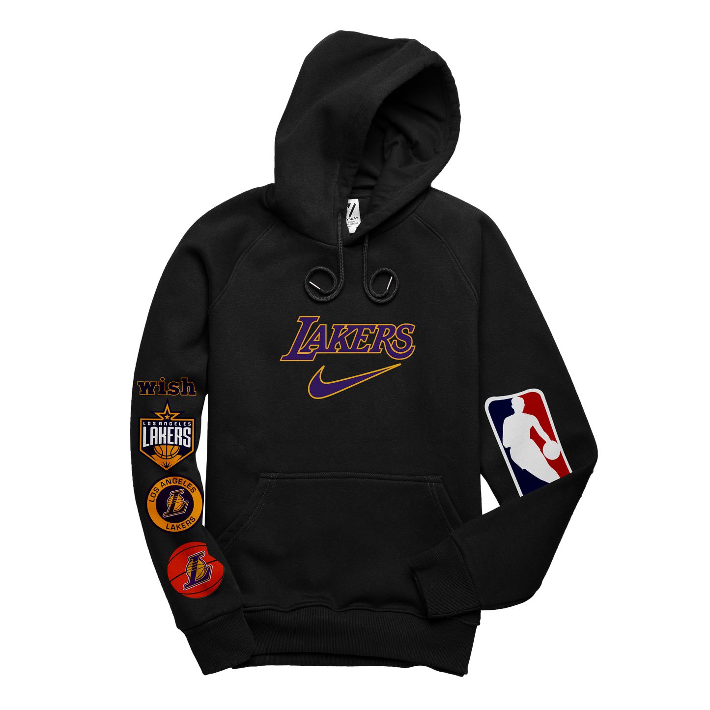 Los Angeles Lakers Hoodie Sleeve - printed