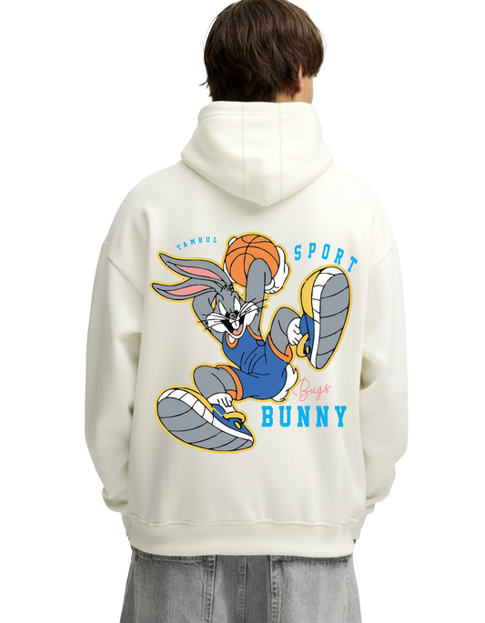 Bunny Hoodie - Oversize Printed