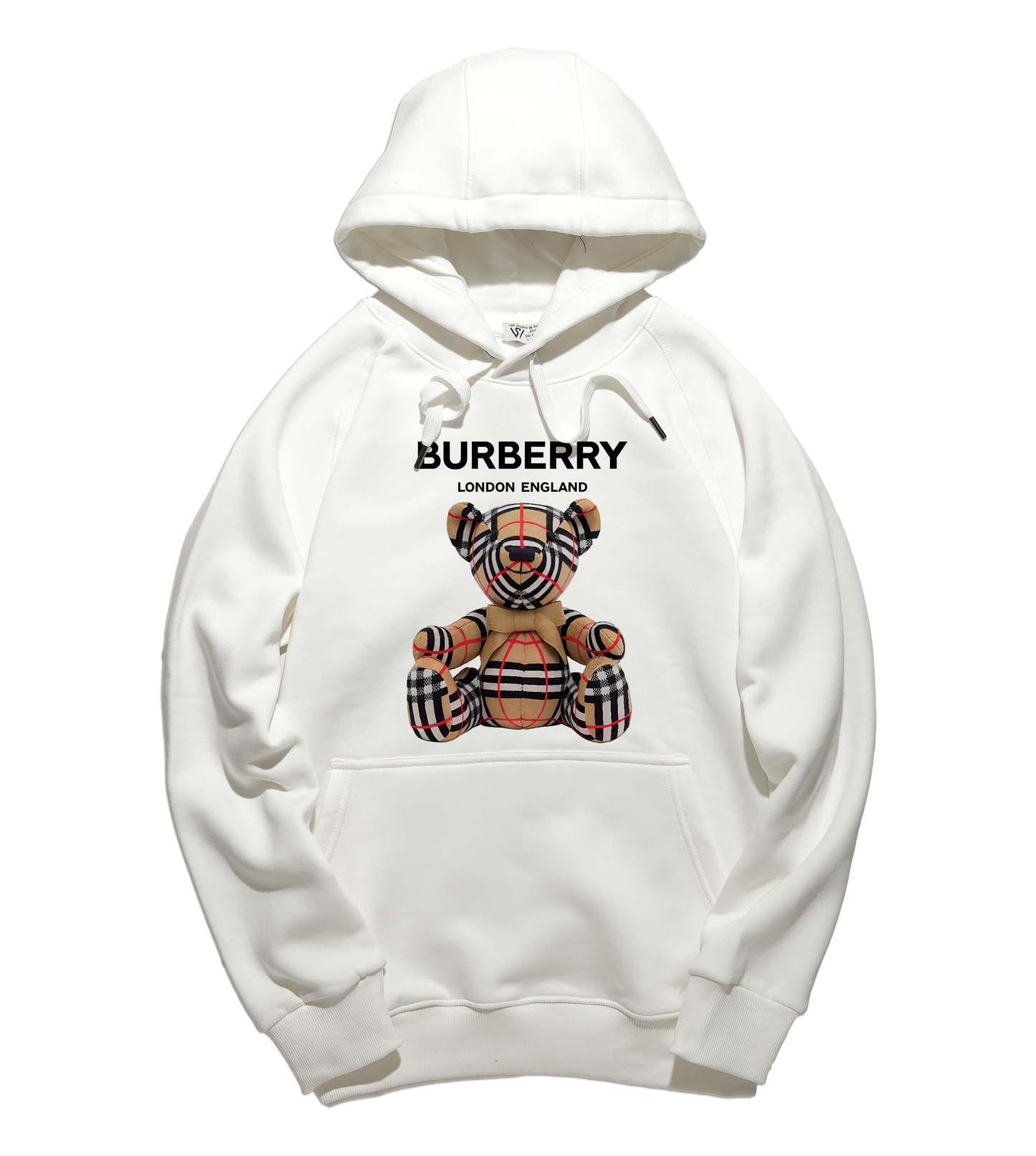 Burberry Bear Hoodie - Basic Printed