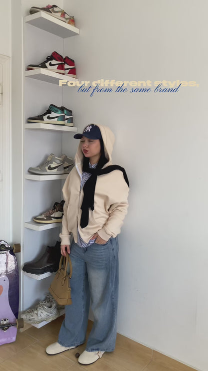 Sweater ZipUp - Boxy Fit