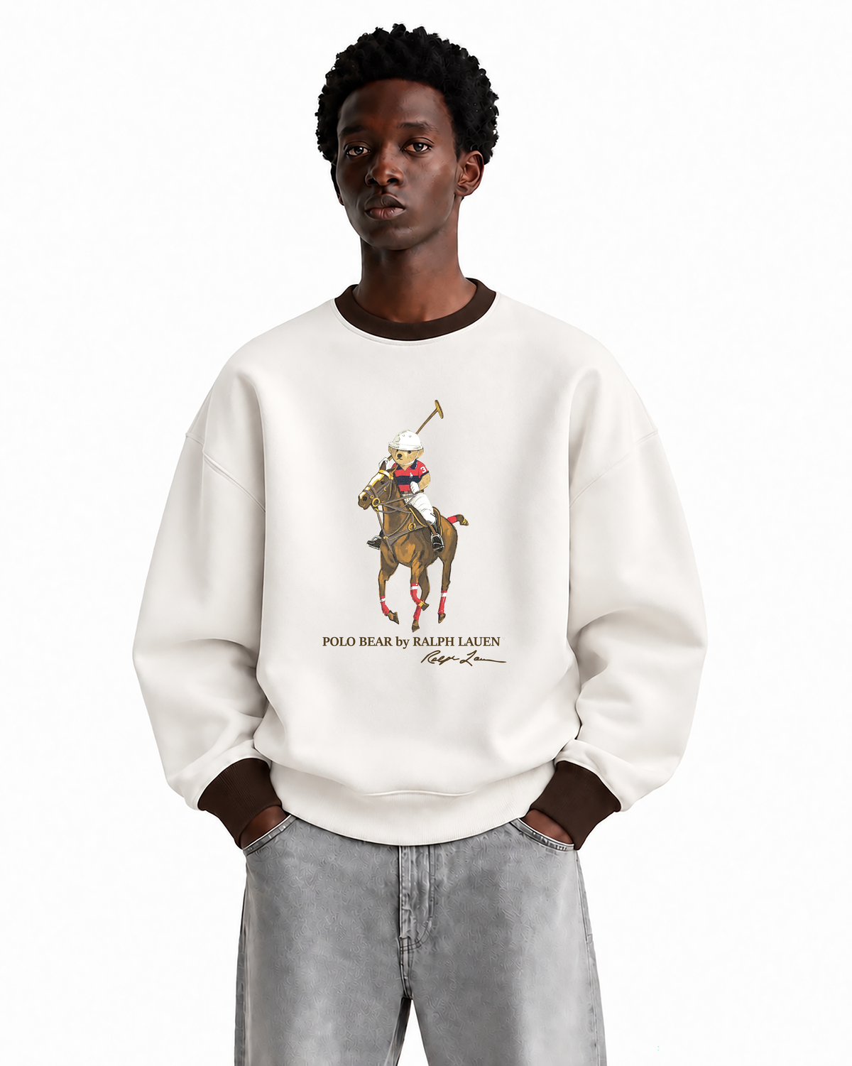 RALPH LAUREN  RINGER ROUND  - Relaxed Fit
